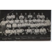 DERBY COUNTY 1936-37 FOOTBALL POSTCARD