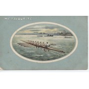 ROWING EIGHT 1907 POSTCARD