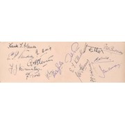 MIDDLESEX 1920S CRICKET AUTOGRAPHS