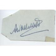 ANTHONY MALLETT CRICKET AUTOGRAPH