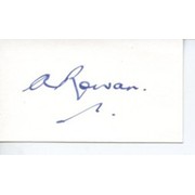 ATHOL ROWAN CRICKET AUTOGRAPH
