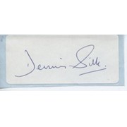 DENNIS SILK CRICKET AUTOGRAPH