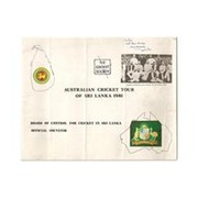 AUSTRALIAN CRICKET TOUR OF SRI LANKA 1981