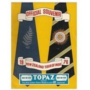 OFFICIAL SOUVENIR OF NEW ZEALAND TOUR OF INDIA 1976