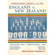 NEW ZEALAND V ENGLAND 1965-66 (LANCASTER PARK) CRICKET PROGRAMME