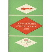 LEICESTERSHIRE COUNTY CRICKET CLUB 1962 YEARBOOK