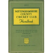 NOTTINGHAMSHIRE COUNTY CRICKET CLUB HANDBOOK 1952