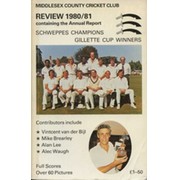 MIDDLESEX COUNTY CRICKET CLUB ANNUAL REVIEW 1980/81