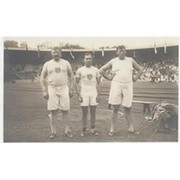 STOCKHOLM OLYMPICS 1912 (SHOT PUT) POSTCARD