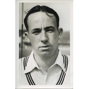 ERIC PETRIE (NEW ZEALAND) 1958 CRICKET PHOTOGRAPH