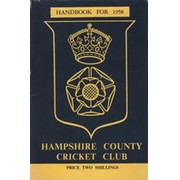 HAMPSHIRE COUNTY CRICKET CLUB ILLUSTRATED HANDBOOK 1958