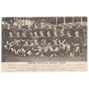 SOUTH AFRICA 1906 RUGBY POSTCARD
