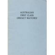 AUSTRALIAN FIRST CLASS CRICKET MATCHES
