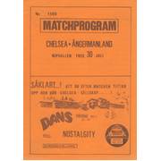 ANGERMANLAND V CHELSEA 1978 FOOTBALL PROGRAMME