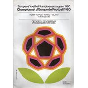 EUROPEAN FOOTBALL CHAMPIONSHIPS 1980 TOURNAMENT PROGRAMME