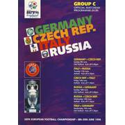 GERMANY V CZECH REPUBLIC & ITALY V RUSSIA 1996 (EURO 96 GROUP C) FOOTBALL PROGRAMME