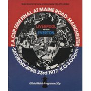 LIVERPOOL V EVERTON 1977 (FA CUP SEMI-FINAL) FOOTBALL PROGRAMME