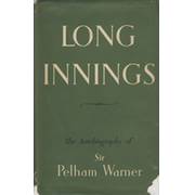 LONG INNINGS: THE AUTOBIOGRAPHY OF SIR PELHAM WARNER (PRESENTATION COPY TO CECIL BURTON)