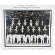 AUSTRALIA (V WEST INDIES) 1951-52 CRICKET PHOTOGRAPH