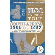 CRICKETERS FROM ENGLAND: OFFICIAL SOUVENIR BROCHURE FOR THE 1956-7 M.C.C. TOUR OF SOUTH AFRICA