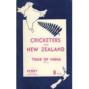 CRICKETERS FROM NEW ZEALAND: TOUR OF INDIA, 1955-56