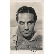 MAX BAER SIGNED BOXING POSTCARD