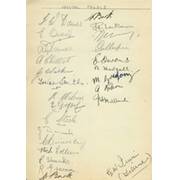 CRYSTAL PALACE & READING FOOTBALL CLUBS (WARTIME) SIGNED ALBUM PAGE