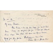  HARRY ALTHAM (SURREY & HAMPSHIRE) 1951 CRICKET LETTER - TO D.J. KNIGHT