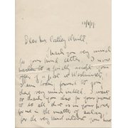 D.J. KNIGHT (SURREY & ENGLAND) 1919 CRICKET LETTER