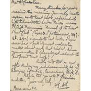 F.S. ASHLEY-COOPER 1902 CRICKET LETTER