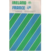 IRELAND V FRANCE 1977 RUGBY PROGRAMME (FRANCE GRAND SLAM SEASON)