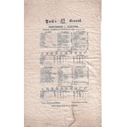 GENTLEMEN V PLAYERS 1904 (ON SILK) CRICKET SCORECARD