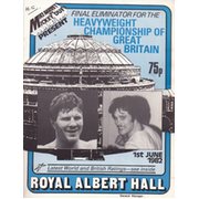 5 FRANK BRUNO PROGRAMMES (HARRY CARPENTER