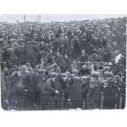 HILLSBOROUGH WALL COLLAPSE 1914 FOOTBALL PRESS PHOTOGRAPH
