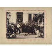 FENCING EXHIBITION BY FRENCH NAVAL OFFICERS 1880S (HAI PHONG) PHOTOGRAPH