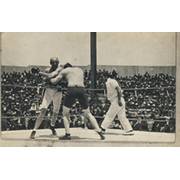 BOB FITZSIMMONS V BILL LANG 1909 BOXING PHOTOGRAPH