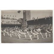 STOCKHOLM OLYMPICS 1912 (SWEDISH GYMNASTICS TEAM) POSTCARD