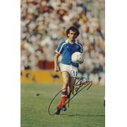 MICHEL PLATINI SIGNED PHOTOGRAPH 