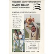 MIDDLESEX COUNTY CRICKET CLUB ANNUAL REVIEW 1986/87