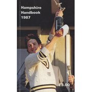 HAMPSHIRE COUNTY CRICKET CLUB ILLUSTRATED HANDBOOK 1987
