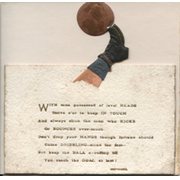 FOOTBALL POETRY CARD 1895
