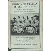 ANGLO-AUSTRALIAN CRICKET 1862-1926