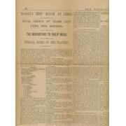 ENGLAND V AUSTRALIA 1921 CRICKET PRESS CUTTING