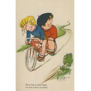 SPANISH CYCLING POSTCARD