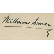 MELBOURNE INMAN BILLIARDS AUTOGRAPH 