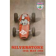 BRDC INTERNATIONAL TROPHY MEETING 1965 MOTOR RACING PROGRAMME