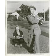GEORGE BURNS PLAYING BASEBALL 1936
