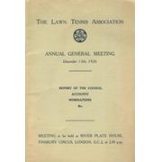 THE LAWN TENNIS ASSOCIATION ANNUAL GENERAL MEETING 1926