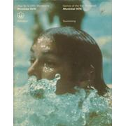 MONTREAL OLYMPICS 1976 - SWIMMING BROCHURE