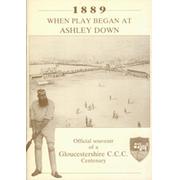 1889: WHEN PLAY BEGAN AT ASHLEY DOWN